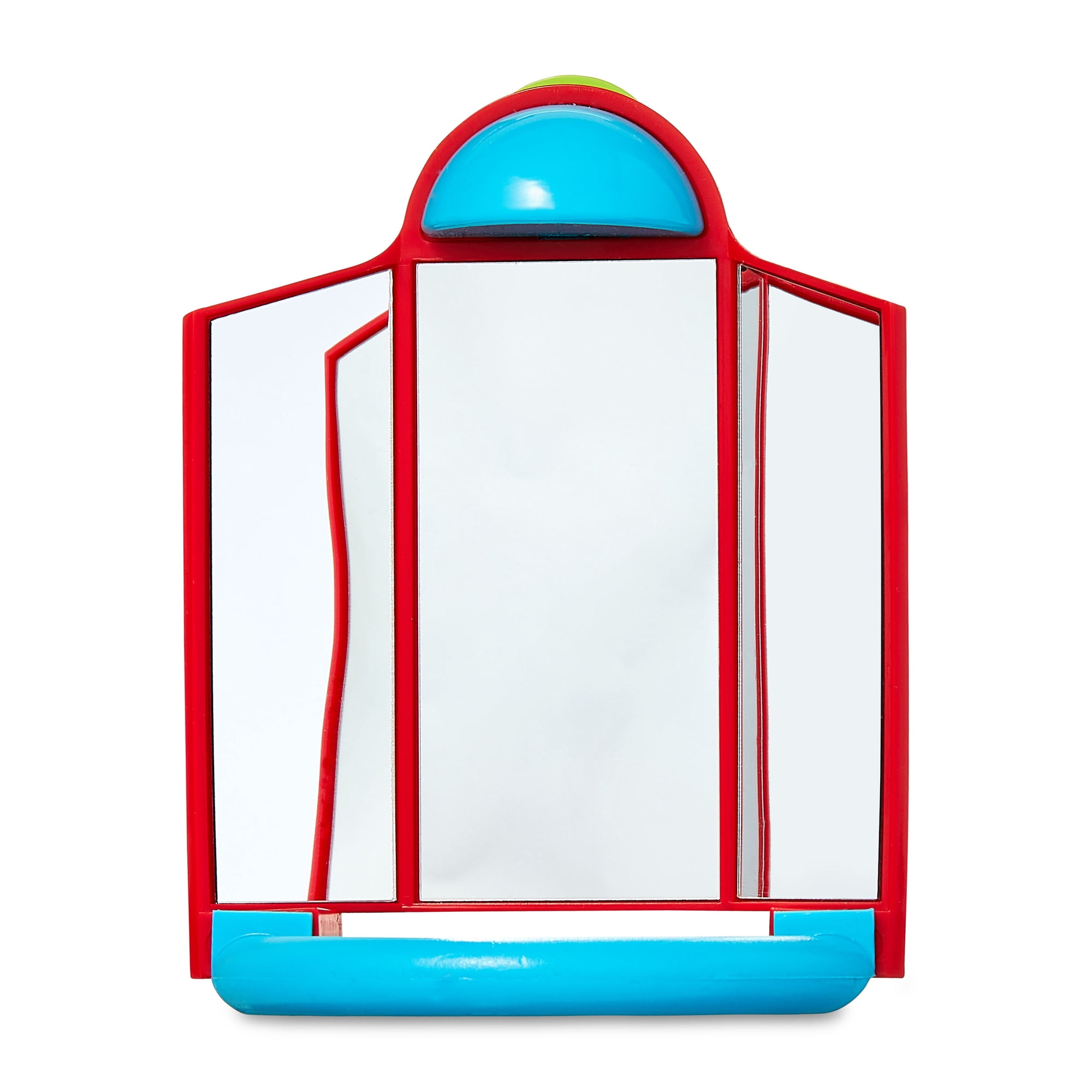 Vibrant Life Triple Mirror with Perch Bird Toy with Plastic Nut Mount