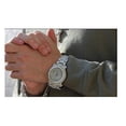 thumbnail image 4 of Bling-ed Out Ultimate Hip Hop Royalty Mens Watch w/Easy Reader Roman Numeral or Diamond Time Indicators - Bright Colored Dials - L0504 (Silver w/Tennis), 4 of 9