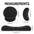 sixwipe Ergonomic Mouse Pad with Wrist Rest, No Slip Foldable Keyboard Wrist Rest and Computer