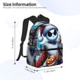 thumbnail image 2 of Goofa The Nightmare Before Christmas Pattern Casual Backpack – School Backpack Lightweight & Ergonomic Design, Water-Resistant, Spacious & Comfortable, Travel, 2 of 6