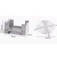 thumbnail image 3 of Estufa Plegable Zulema Acero Inoxidable con Soporte para Picnic BBQ, 3 of 8