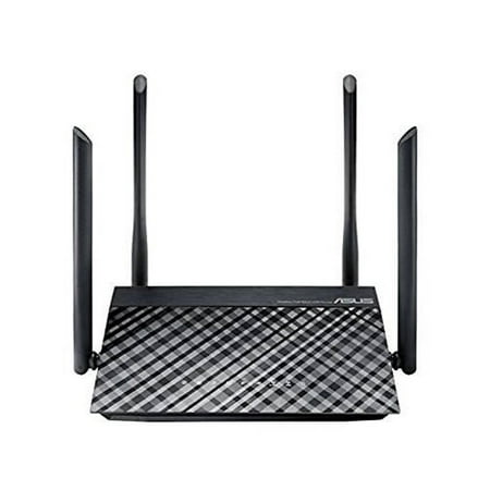 Asus RT-AC1200 IEEE 802.11ac Ethernet Wireless Router - 2.40 GHz ISM Band - 5 GHz UNII Band(4 x External) - 150 MB/s Wireless Speed - 4 x Network Port - 1 x Broadband Port - USB - Fast Ethernet - Desk