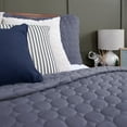 thumbnail image 6 of Southshore Fine Linens Oversized Quilt Bedding Set lightweight, bedspread 3-Piece, two matching shams, Denim, King / California King, 6 of 6