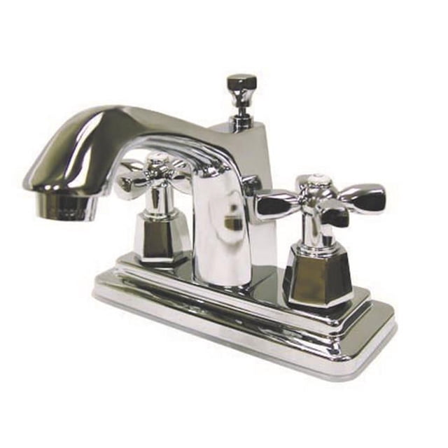 Kingston Brass KS8641HX 4 Inch Center Lavatory Faucet - Polished Chrome