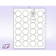 thumbnail image 2 of 8-1/2 x 11" Neon Color High Light Fluorescent Labels for Laser & Inkjet Printer Green Fluorescent, 1.66" Round - 24 Per Page  600 Labels, 2 of 6