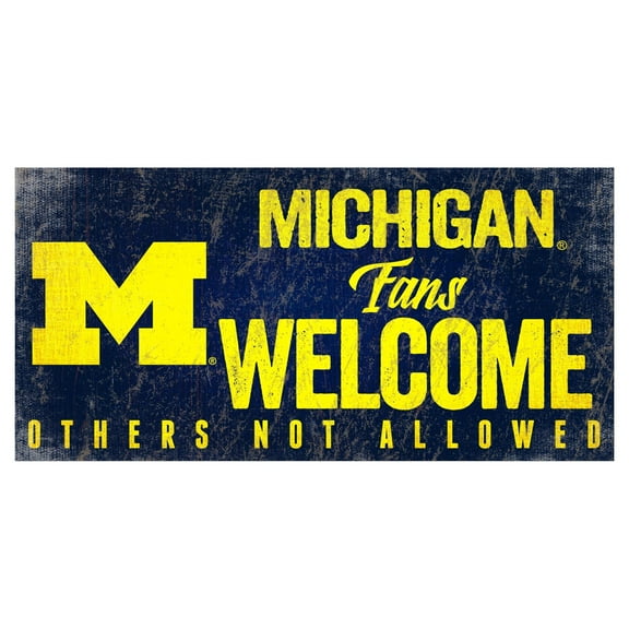 Fan Creations NCAA Fans Welcome Sign