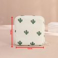 thumbnail image 1 of Bolsa de almacenamiento de tampones de servilleta sanitaria para mujer, bolsa organizadora portátil impermeable, bolsas de servilletas sanitarias con patrón de dibujos animados, 1 of 5