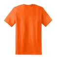 thumbnail image 3 of High Visibility Safety T-Shirt, Gildan, 50/50 Cotton/Polyester Safety Tees Workwear for Worker, Safety Orange, 5XL, 3 of 5