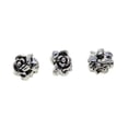thumbnail image 4 of 50 Uds De Flores De Metal Hechas A Mano De Plata Tibetana DIY Joyería Collar Pendiente Artesanía  Espaciadoras Con Agujer Baoblaze Joyas de perlas de flores rosas, 4 of 8