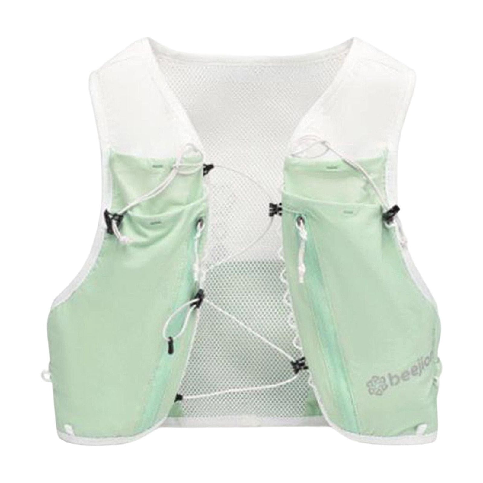 harayaa Breathable and adjustable running hydration vest, backpack for running, camping, Green