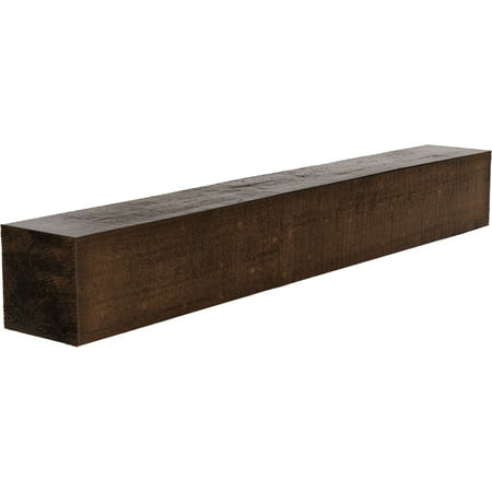

Ekena Millwork 6 H x 8 D x 72 W Rough Cedar Faux Wood Urethane Fireplace Mantel Premium Aged