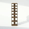 thumbnail image 4 of Furinno Compact 8-Tier Vertical Space Saving Free Standing Corner Shelf, Display Rack, Amber Pine, 4 of 6