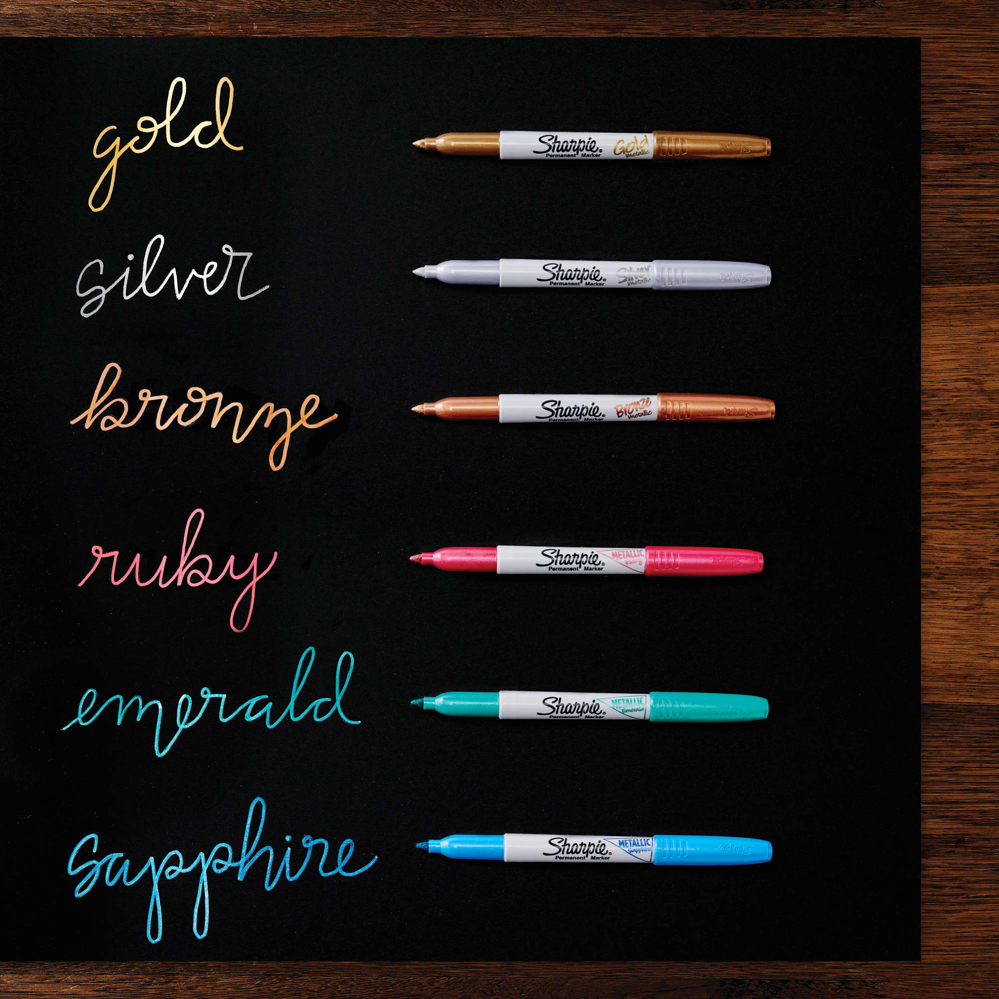 Sharpie Permanent Markers, Fine Point, Assorted Colors, 24 Pack photo 5