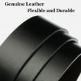 thumbnail image 4 of Beltzy Mens Ratchet Belt,Leather Belts For Gift Mens Dress Casual Every Day with Adjustable Slide 28-36, 4 of 7