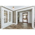 thumbnail image 2 of Living District Eclipse 1-Light Glass & Metal Flush Mount in Brass/Frosted White, 2 of 3