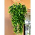 thumbnail image 2 of 1PC Artificial Plant Eucalyptus Vine for Home Garden Decor Green Leaves Fake Plant Ivy Outdoor Wall Hanging Wedding Party Decoration Faux Foliage Gree, 2 of 5