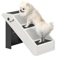 thumbnail image 1 of PawHut Dog Stairs for Small Dogs, 14.5" H Foldable Pet Ramp with 3 Steps, 1 of 10
