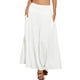 thumbnail image 1 of Falda Maxi Chic de Verano Inspire para Mujer, Falda Larga Bohemia de Cintura Alta Elástica XL Blanca, 1 of 6
