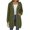 BK37_Army Green, variant on Lumtrix Long Hoodies for Women Casual Zip Up Jacket Fall Winter Fashion Tunic Sweatshirts with Zipper Pockets Beige L
