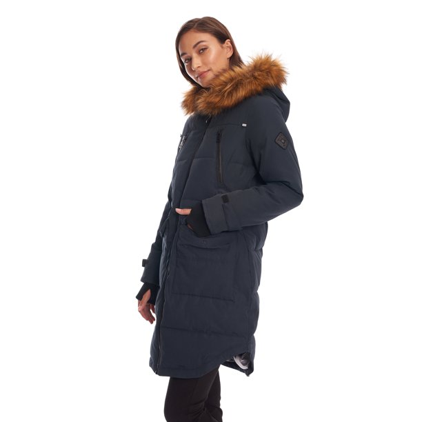 Alpine North Parka d hiver femme recycl e duvet v gan cordons