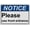 Warning Sign 4, variant on Automatic Gate Vehicle Damage Sign, Industrial Automatic Entrance Sign 8"x12" UV Resistant Plastic for Indoor Outdoor
