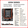 thumbnail image 2 of Motherboard X99H mainboard support DDR4 RAM Socket LGA 2011V3 CPU Motherboards, 2 of 5