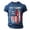 Blue, variant on ibiyuan America 250 Shirt Anniversary Men T Shirts Mens Shirts Crewneck Casual Short Sleeve National Flag Print Knit Tees Tops