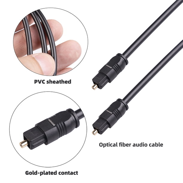 Digital Optical Audio Cable Male To Male Fiber Cord for TV CD Player PS3 Xbox