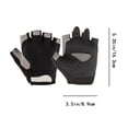 thumbnail image 4 of 1PC Bike Cycling Gloves, Short Fingerless Gloves for Workout Gym Training Weight Lifting Outdoor, Non-Slip Riding Gloves, 4 of 4