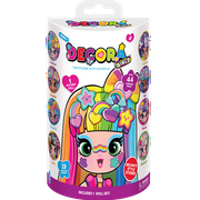 Decora Girlz 5-inch Collectible Dolls: Unbox and Decorate - Mystery Pack with 8 Surprises