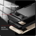 thumbnail image 6 of for Google Pixel 8 Pro Case, Heavy Duty Shockproof Military Grade Proof Bumper Protection Anti-Fingerprint Rugged Defender Protective Phone Case Cover for Google Pixel 8 Pro (Black), 6 of 7