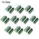 thumbnail image 2 of Conector de bloque de terminales de tornillo PCB de ángulo recto de 5 pines y 5.08 mm, 10 juegos, 2 of 6