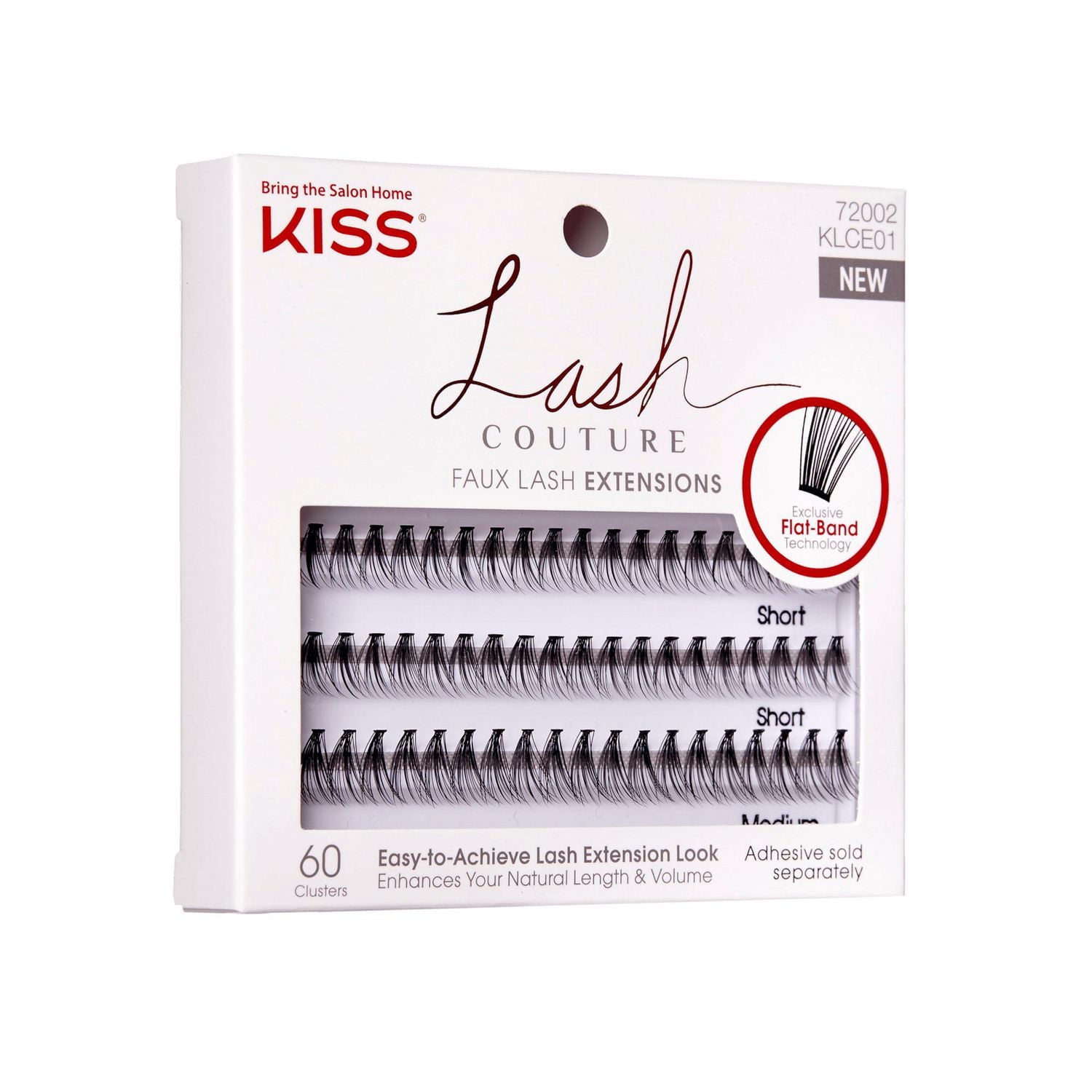 KISS Lash Couture - Faux cils - Venus - 12mm-14mm-16mm - 60 Clusters KISS Faux cils