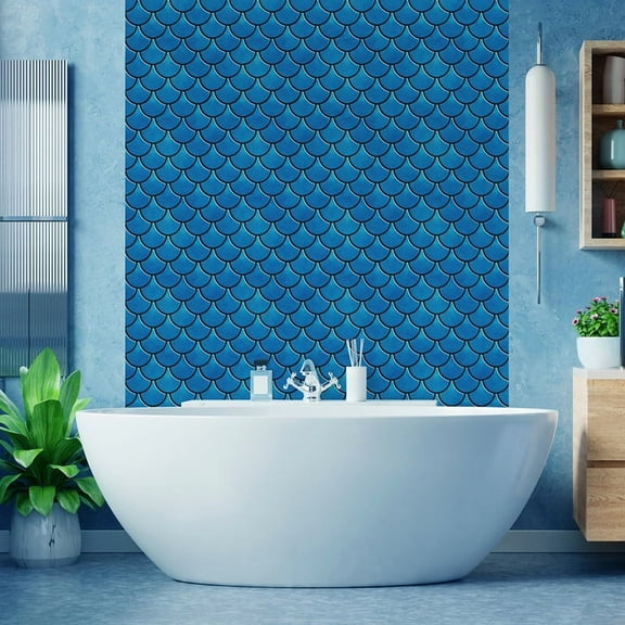 Mosaicowall 10-Sheet Peel and Stick Tile - 11.9"x11.8" Premium Kitchen Self Adhesive Backsplash Tile