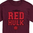 thumbnail image 3 of Marvel Captain America: Brave New World - Red Hulk Collegiate - Men's Short Sleeve Graphic T-Shirt, 3 of 5