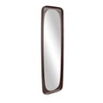 thumbnail image 6 of DecMode 21" x 71" Dark Brown Oval Wall Mirror, 6 of 9
