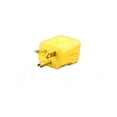 thumbnail image 1 of Enchufe industrial Leviton 5456-VY, 20 amperios, 250 V, amarillo, 1 of 1