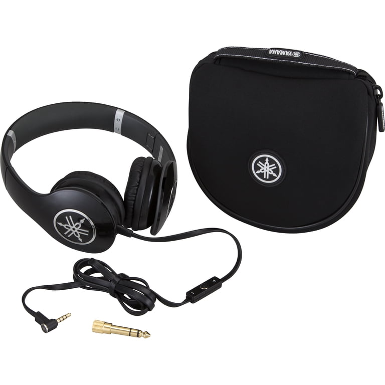 Yamaha Pro 300 High-Fidelity On-Ear Headphones, Black