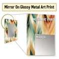 thumbnail image 3 of Designart "Golden Gilded Chevron Reverie" Chevron Wall Mirror, Printed Gold Wall Mirror, Glam Bathroom Wall Mirror, Decorative Chevron Mirror - 30x40 Inch, 3 of 5