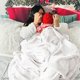thumbnail image 5 of Manta de cama, forro polar blanco, 300 g/m², 130 x 150 cm, 5 of 8