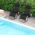 thumbnail image 4 of LAZY BUDDY Set of 2 Zero Gravity Chairs Set, Outdoor Folding Recliner Adjustable Reclining Lounge Chair for Patio Yard Pool Lawn Balcony, 4 of 8