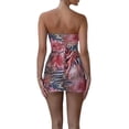 thumbnail image 4 of Fortune Robe Tube Bohème pour Femmes Sans Manches Moulante Mini Robes, 4 of 8
