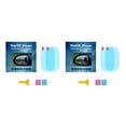 thumbnail image 3 of Kenally 1 par de películas para retrovisor de vehículos, portátiles, transparentes, HD, profesionales, impermeables, para camiones, películas para Oval 2piezas Kenally CBP449035, 3 of 5