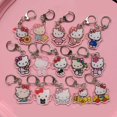 thumbnail image 3 of Llavero acrílico de Hello Kitty, accesorios de figuras de Anime Sanrio, colgante de cadenas de Cosplay de dibujos animados, accesorios para regalos, 3 of 4