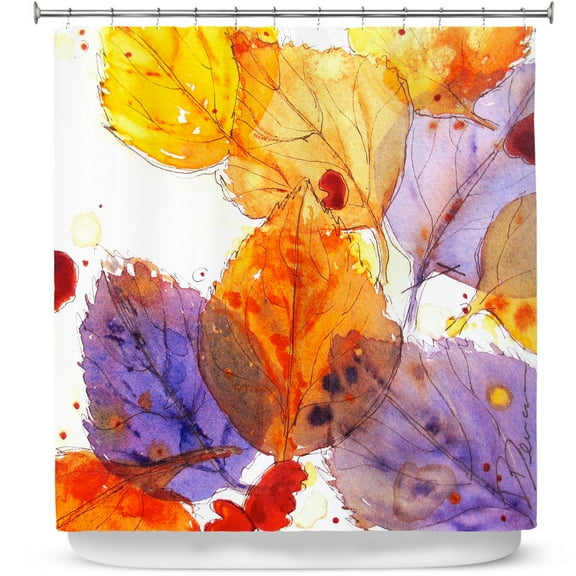 Shower Curtains 70" x 73" from DiaNoche Designs by Dawn Derman - Anticipating Autumn