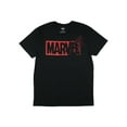 thumbnail image 4 of Marvel Comics Men's Red Brick Fading To Dust Logo Graphic Print T-Shirt, 4 of 5
