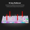 thumbnail image 3 of Wired Mechanical Gaming Keyboard, MOTOSPEED K87S Wired USB Customized LED RGB Backlit with 87 Keys Keyboard, Red Switch, 3 of 9