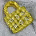 thumbnail image 5 of Bolsos y carteras tejidos con perlas Bolsos de hombro hechos a mano de marca de diseñador de lujo Tendencias de moda 2024 Bolsos cruzados, 5 of 5
