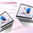 thumbnail image 5 of HP 15.6" FHD Laptop, Intel Core i3-N305, 16GB RAM, 512GB SSD, Windows 11 Pro, Natural Silver, w/Accessory, 5 of 8