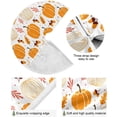thumbnail image 2 of FMSHPON Thanksgiving Day Pretty Pumpkin Xmas Christmas Tree Skirt Stand Mat for Holiday Party Decoration Indoor Outdoor 48 inches, 2 of 6